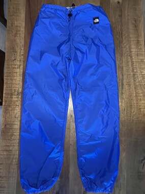 Vintage 80s The North Face Gore Tex Pants Mens Large Blue Rain Ski Made in USA